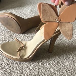 Colin Stuart Vintage leather ankle strap heel size 5